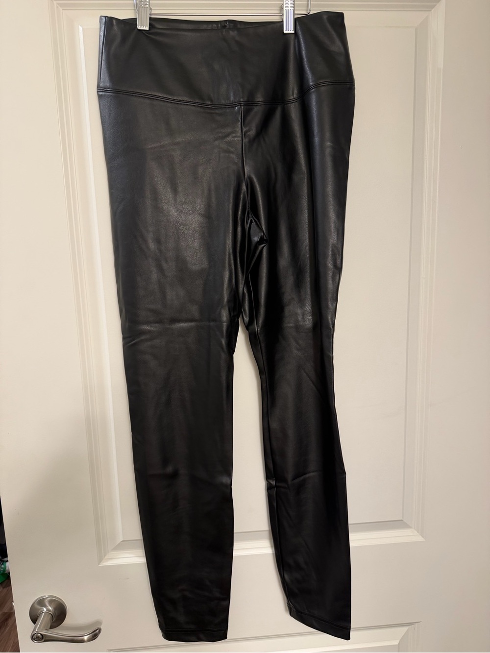 White House Black Market Black Faux Leather Leggings